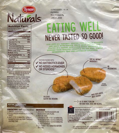 Tyson Naturals Chicken Breast Nuggets – Shop Smart