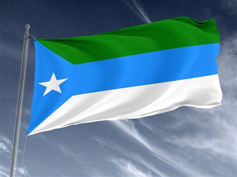 Flag of Jubaland, Somalia, Unique Design Print, Double Sided Large Flag ...