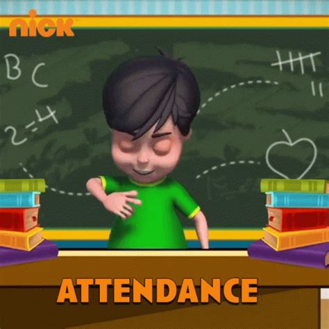 Boy Checking Classroom Attendance GIF | GIFDB.com