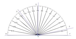 Name an angle that has a measure of 89 degrees. | Homework.Study.com