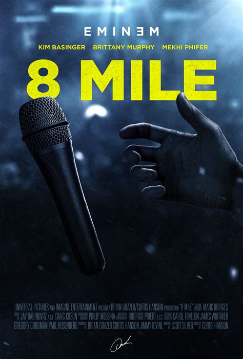 8 Mile | Movie Poster Design on Behance