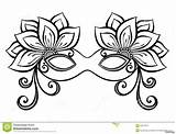Mardi Gras Mask Coloring Page At GetColoringscom  Free Printable sketch template