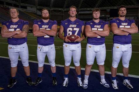 UNI football counting on offensive line to help get the most out of new ...