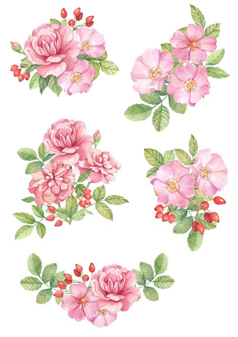 Printable Flower Stickers