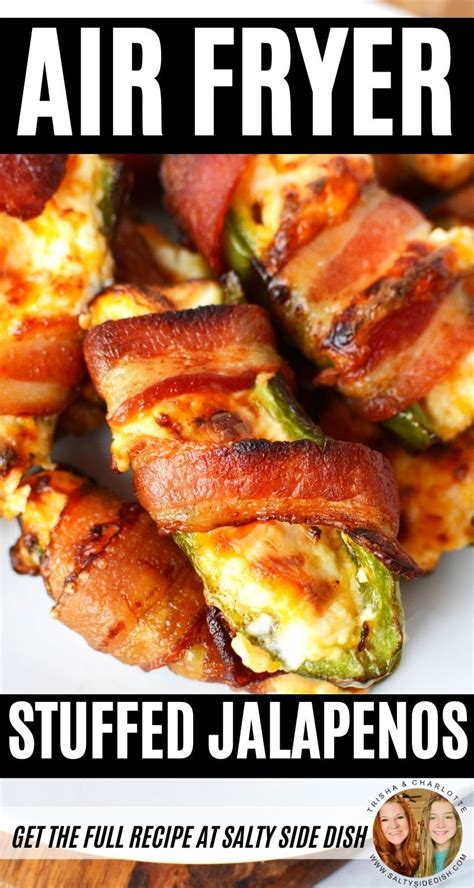 Air Fryer Stuffed Jalapenos - Cream Cheese Stuffed Jalapeño’s wrapped in bacon is THE best ...