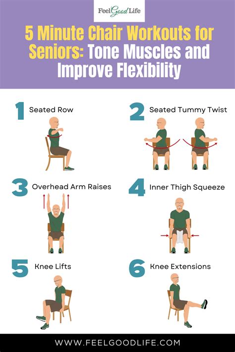 5 Quick Chair Workouts for Seniors to Tone Muscles and Improve ...