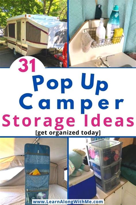 31 simple Pop up Camper Storage Ideas (2024) - Learn Along with Me