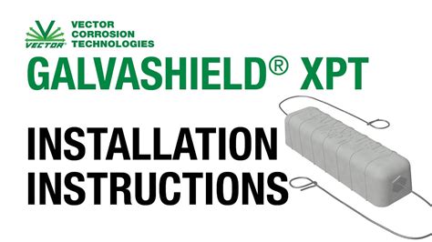 Galvashield® XPT Embedded Galvanic Anode - Installation - YouTube