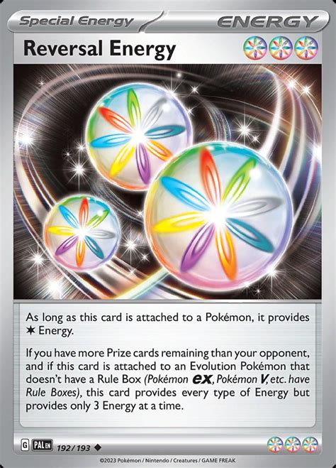 Reversal Energy #192 Prices | Pokemon Paldea Evolved | Pokemon Cards