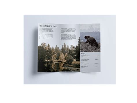 Yosemite National Park Brochure :: Behance