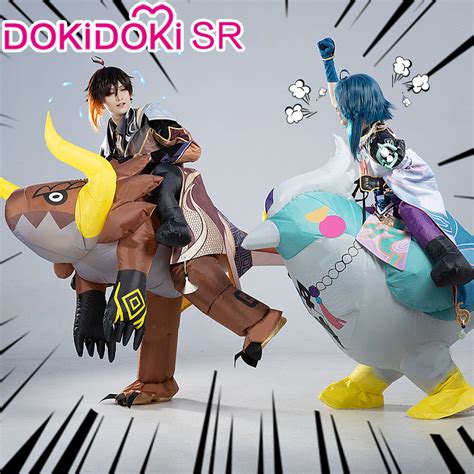 【Ready For Ship】DokiDoki-SR Game Genshin Impact Cosplay Zhongli / Xiao – dokidokicosplay