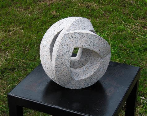 Abstract Stone Sculpture and B