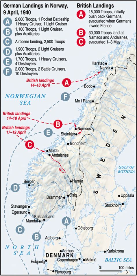 The Battles of Narvik & The Norwegian Campaign - Warfare History Network