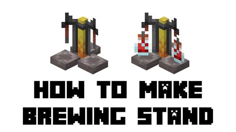 Minecraft: How to Make Brewing Stand - YouTube