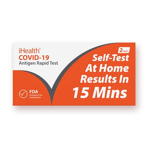 Buy i COVID-19 Antigen Rapid Test, 1 Pack, 2 Tests Total, FDA EUA Authorized OTC at-Home Self ...