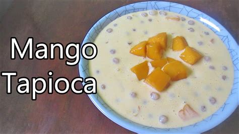 mango tapioca pearls recipe