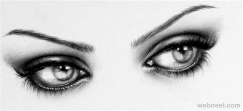 Realistic Eyes Pencil Drawing By Ileana Hunter 17