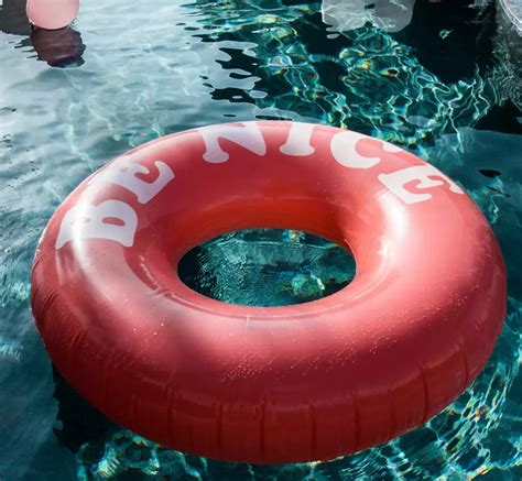 ban.do Be Nice Inner Tube Pool Float | Urban Outfitters