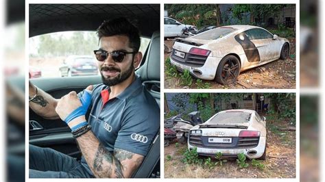 Virat Kohli's Audi R8 V10 in Police Impound; Old Pictures Go Viral