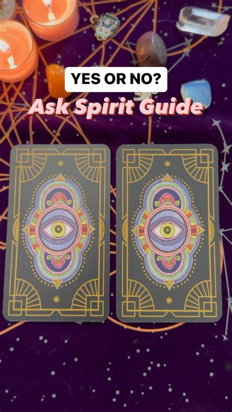 Yes or No? Ask Spirit Guide | Spirit guides, Psychic reading, Tarot spreads