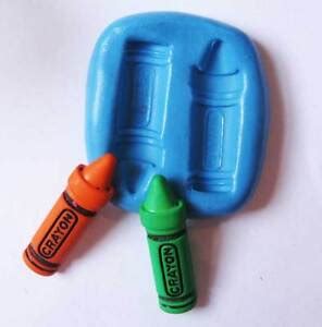 Silicone Crayon Mold. CrayOn 2 Double Tipped, Triangular Silicone ...