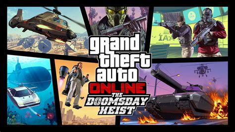 Grand Theft Auto 5 Online The Doomsday Heist DLC UHD 4K Wallpaper | Pixelz