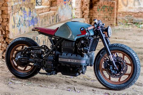 A Brazilian BMW K100 Cafe Racer With A CVT Transmission For Disabled Riders