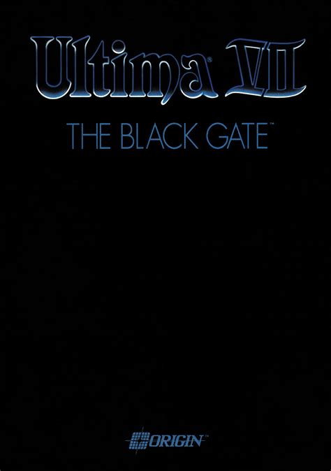 Ultima VII: The Black Gate - The Codex of Ultima Wisdom, a wiki for ...