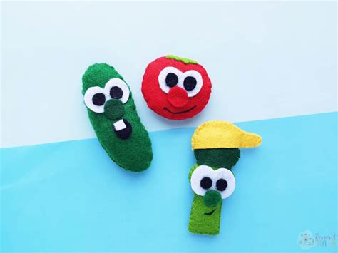 VeggieTales Inspired Plush Toys Template - The Fervent Mama