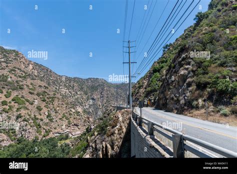 Scenic panoramic Malibu Canyon vista, Malibu, Southern California Stock ...