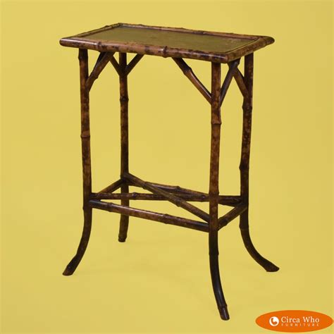 Burnt Bamboo Accent Table | Circa Who
