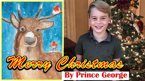 Prince George paints a Christmas picture 💖 - YouTube in 2023 | Royal ...