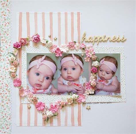 Baby Layouts using multilple photos | Scrapbook layouts baby girl, Scrapbooking layouts baby ...