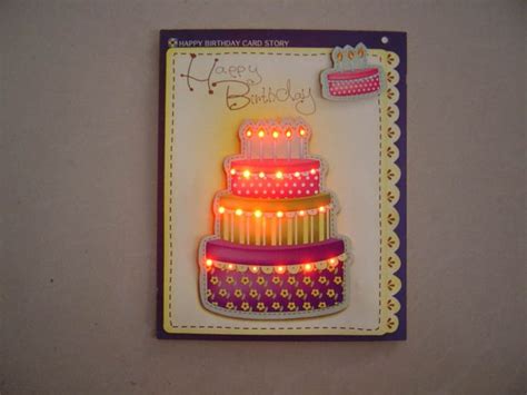 LED light up birthday greeting cards | Birthday greeting cards ...