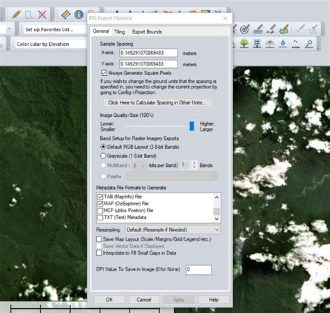 jpg export global mapper - GIS Tutorial