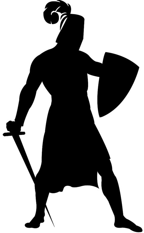 Knight Silhouette | Free vector silhouettes