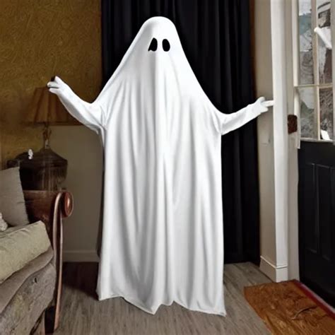 bedsheet ghost, spooky, cheesy costume | Stable Diffusion | OpenArt