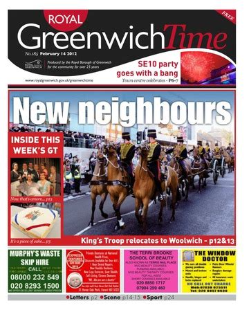 Greenwich Time, Issue 185, February 14, 2012 : Greenwich London Borough ...