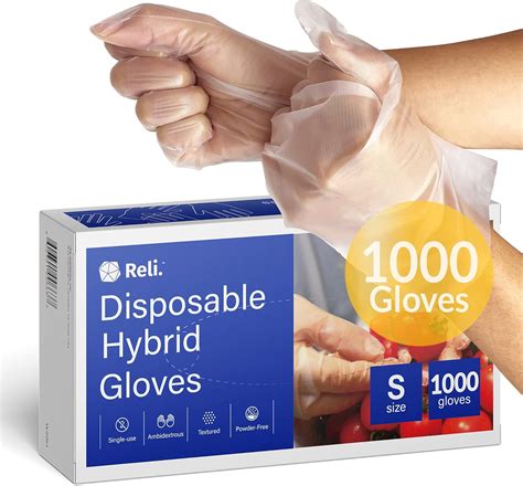 Reli. Disposable Gloves, Small | 1000 Pack, Bulk | S/M/L/XL Available ...