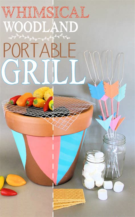 How to make a portable grill | Portable grill, Grilling, Recycled crafts