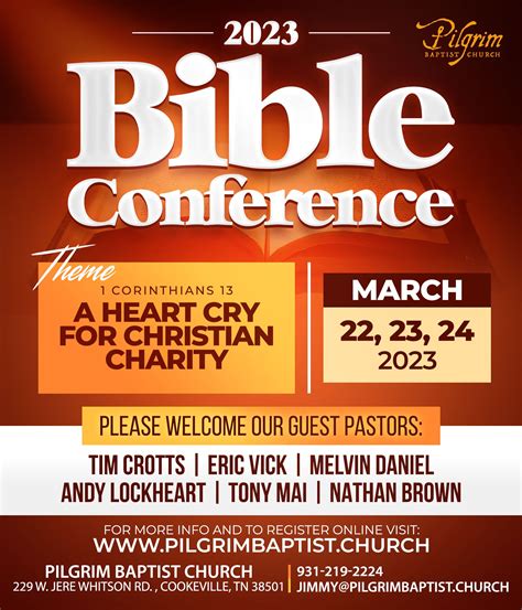 7 Weeks till 2023 Bible Conference