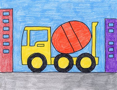 Cement Truck · Art Projects for Kids