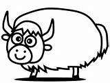 Yak Coloring Pages Printable For Free Download sketch template