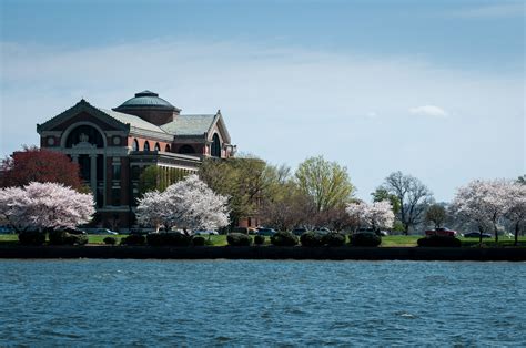 National War College from East Potomac Park, Black and White Infrared ...