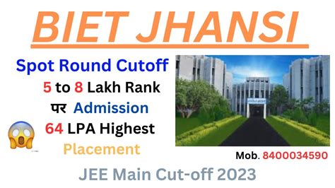 BIET Jhansi College Review 2023 | Admission Process | Cutoff ...