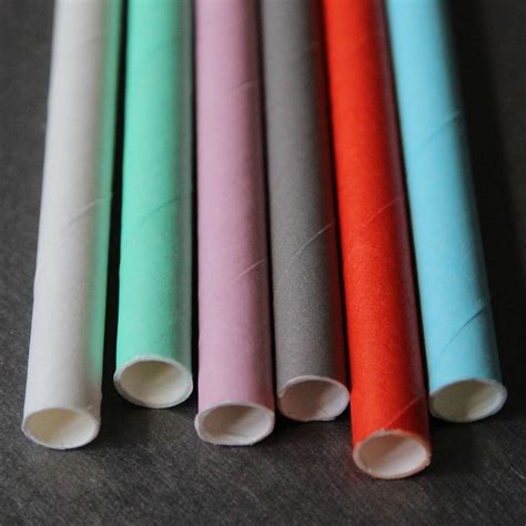 plain coloured paper straws by pearl and earl | notonthehighstreet.com