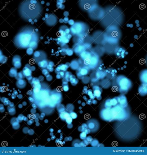 Abstract Blue Blurry Lights Background Stock Illustration - Illustration of concept, geometric ...