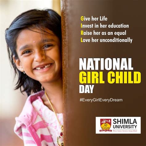 National Girl Child Day is celebrated every year on 24th of January as ...