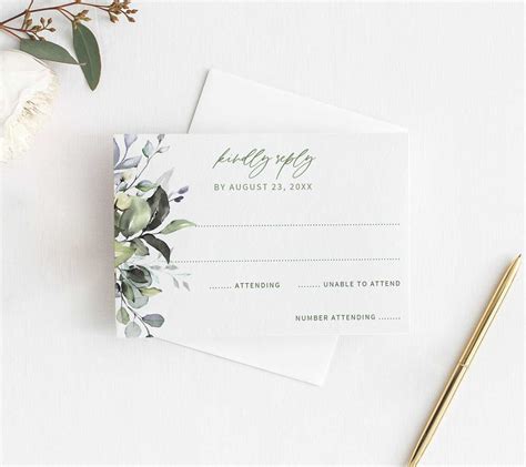 Free Printable Wedding Rsvp Card Templates – Sample.gelorailmu.com