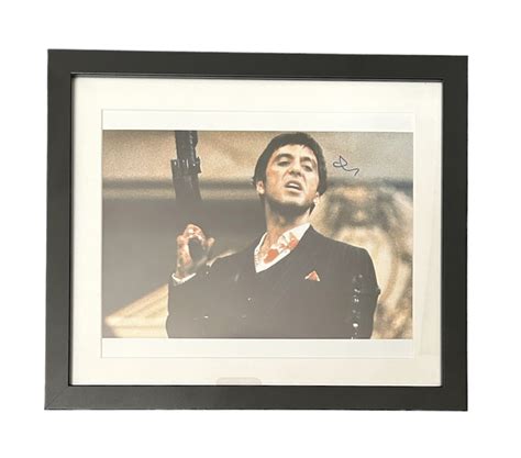 Al Pacino Signed and Framed Scarface Photograph - CharityStars